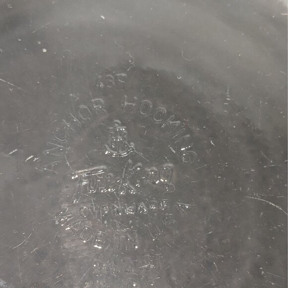 Anchor Hooking 1 1/2 quart Clear Glass Casserole Dish C104 - Picture 3 of 7